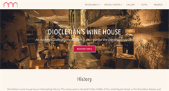 Desktop Screenshot of diocletianswinehouse.com
